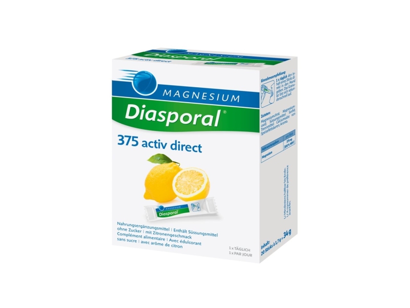 MAGNESIUM DIASPORAL Activ Citron 375mg 20 Sachets