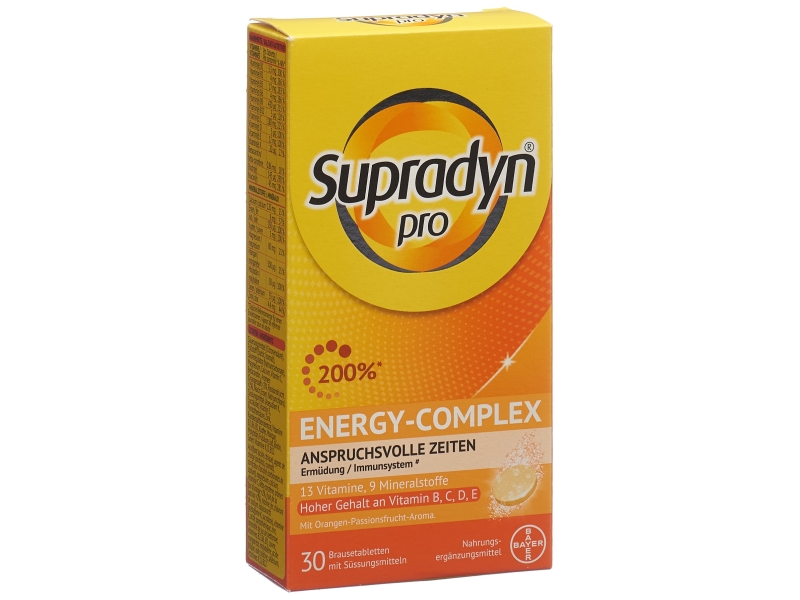 SUPRADYN Pro energy-complex 30 comprimés effervescents