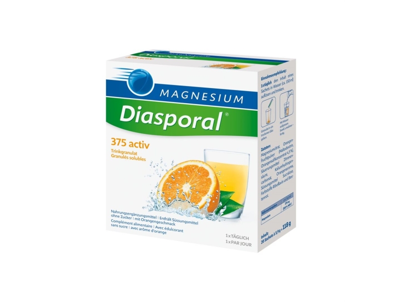 MAGNESIUM DIASPORAL Activ orange 20 granulés solubles
