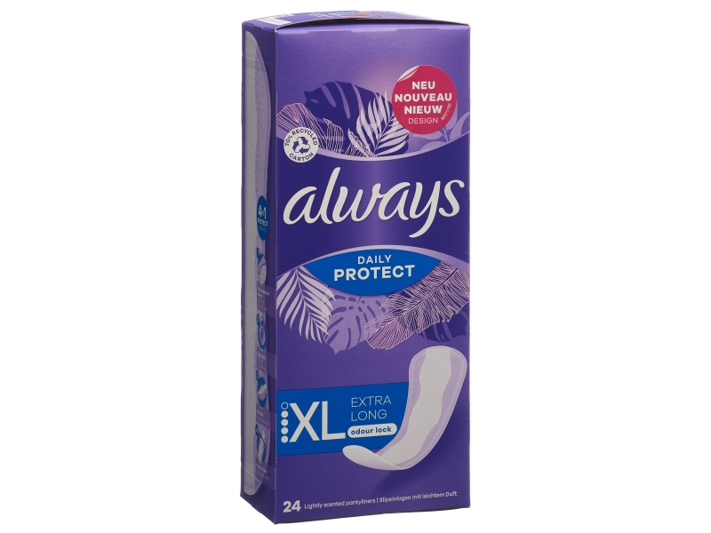 ALWAYS DAILIES Protège-slips Extra Protect Long Plus 24 pièces