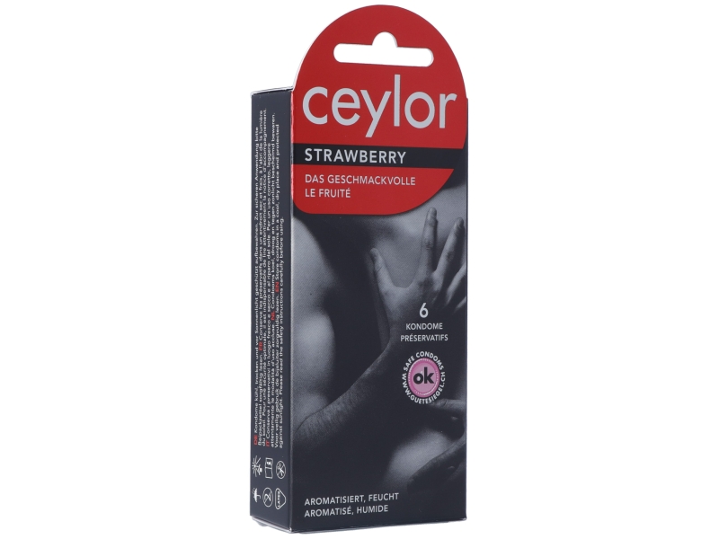 CEYLOR STRAWBERRY preservativo 6 pezzi