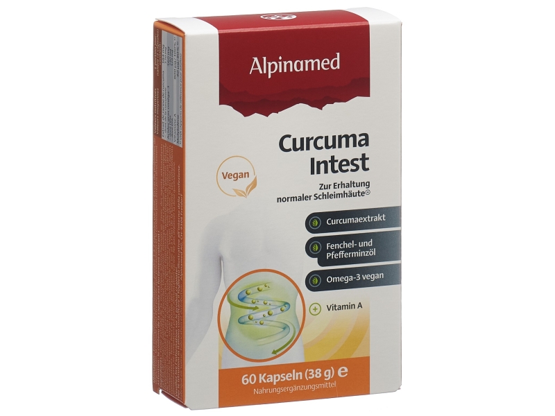 ALPINAMED Curcuma Intest capsules 60 pièces
