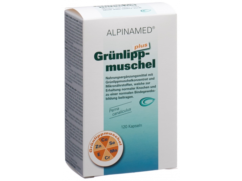 ALPINAMED Grünlippmuschel Plus Kapseln 120 Stück