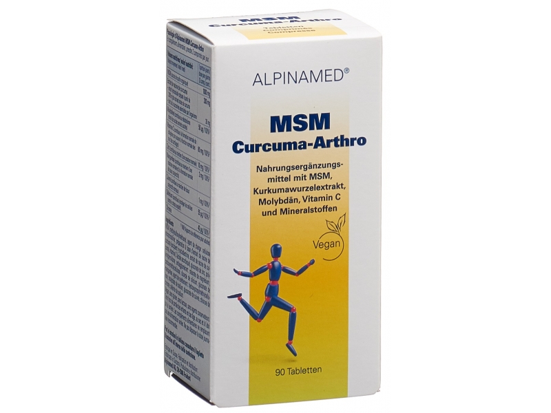 ALPINAMED MSM Curcuma-Arthro Tabletten 90 Stück